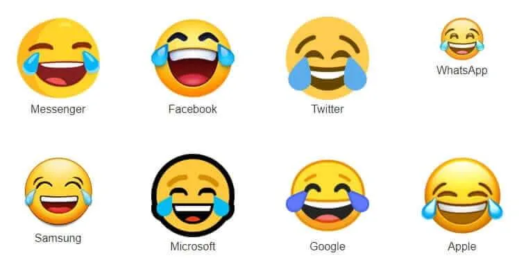 Perbedaan Emoji Perbedaan Emoji