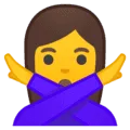 🙅 Orang dengan Gestur Menolak Google