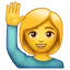 🙋 Orang Mengangkat Tangan WhatsApp
