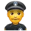 👮‍♂️ Polisi Pria WhatsApp