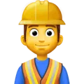 👷‍♂️ Pekerja Konstruksi Pria Facebook