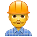 👷‍♂️ Pekerja Konstruksi Pria WhatsApp