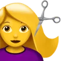 💇‍♀️ Perempuan Potong Rambut Apple