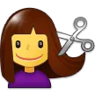 💇‍♀️ Perempuan Potong Rambut Samsung