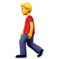 🚶‍♂️ Laki Laki Berjalan Kaki Apple