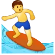 🏄‍♂️ Pria Berselancar Samsung