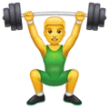🏋️ Orang Mengangkat Beban WhatsApp
