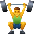 🏋️‍♂️ Pria Mengangkat Beban Facebook