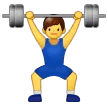 🏋️‍♂️ Pria Mengangkat Beban Samsung