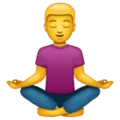 🧘‍♂️ Pria dalam Posisi Lotus WhatsApp