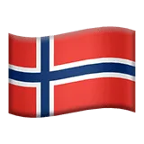 🇳🇴 Bendera Norwegia Apple