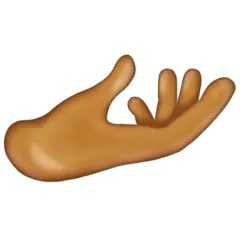 🫴🏽 Telapak Tangan Menghadap Ke Atas Warna Kulit Sedang Emojipedia