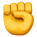 ✊ Kepalan Tangan Diangkat Apple