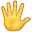 🖐️ Telapak Tangan Terbuka WhatsApp