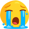 😭 Wajah Menangis Keras Messenger