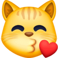 😽 Kucing Mencium dengan Mata Tertutup Facebook
