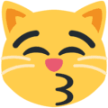 😽 Kucing Mencium dengan Mata Tertutup Twitter