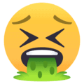 🤮 Wajah Muntah EmojiOne