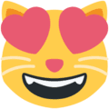 😻 Kucing Tersenyum dengan Mata Hati Twitter
