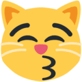😽 Kucing Mencium dengan Mata Tertutup Twitter