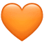 🧡 Hati Oranye WhatsApp