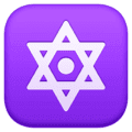 🔯 Bintang Daud dengan Titik Facebook