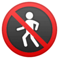 🚷 Bukan Pejalan Kaki Google