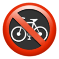 🚳 Dilarang Bersepeda Apple