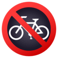 🚳 Dilarang Bersepeda