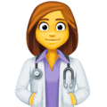 👩‍⚕️ Dokter Wanita Facebook