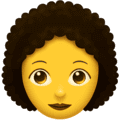👩‍🦱 Wanita Berambut Keriting Emojipedia