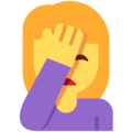 🤦 Orang dengan Gestur Facepalm Twitter