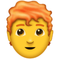 👨‍🦰 Pria Rambut Merah Emojipedia