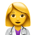 👩‍⚕️ Dokter Wanita Apple