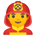 👨‍🚒 Pemadam Kebakaran Pria Google