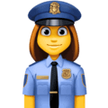 👮‍♀️ Polisi Wanita Facebook