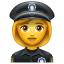 👮‍♀️ Polisi Wanita WhatsApp