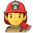 👨‍🚒 Pemadam Kebakaran Pria Samsung