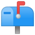 📫 Kotak Surat Tertutup dengan Bendera Naik Google