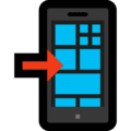 📲 Ponsel Genggam dengan Tanda Panah Microsoft