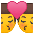 👨‍❤️‍💋‍👨 Cium Pria Pria Google