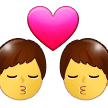 👨‍❤️‍💋‍👨 Cium Pria Pria Samsung