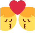👨‍❤️‍💋‍👨 Cium Pria Pria Twitter