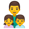 👨‍👧‍👦 Keluarga Laki Laki Anak Perempuan Anak Laki Laki Google