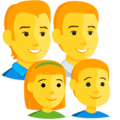 👨‍👨‍👧‍👦 Keluarga Pria Pria Anak Perempuan Anak Laki Laki Messenger 1