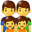 👨‍👨‍👧‍👧 Keluarga Pria Pria Anak Perempuan Anak Perempuan Samsung