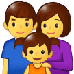 👨‍👩‍👧 Keluarga Pria Wanita Anak Perempuan Samsung