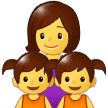 👩‍👧‍👧 Keluarga Perempuan Anak Perempuan Anak Perempuan Samsung
