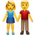 👫 Laki Laki dan Perempuan Berpegangan Tangan Apple