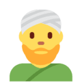 👳‍♂️ Laki Laki Memakai Sorban Twitter